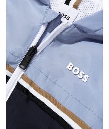 BOSS Baby Boys Colourblock Windbreaker In Navy vous aussi creer 