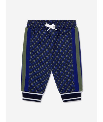 BOSS Baby Boys Patterned Tracksuit In Navy les ligaments