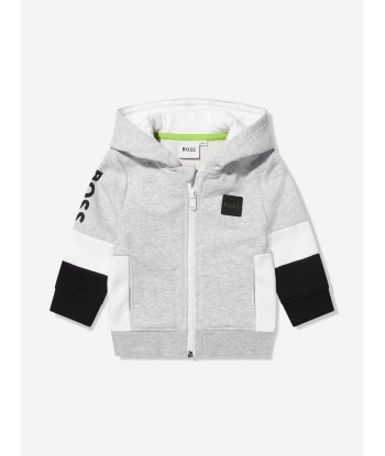 BOSS Baby Boys Logo Tracksuit In Grey paiement sécurisé