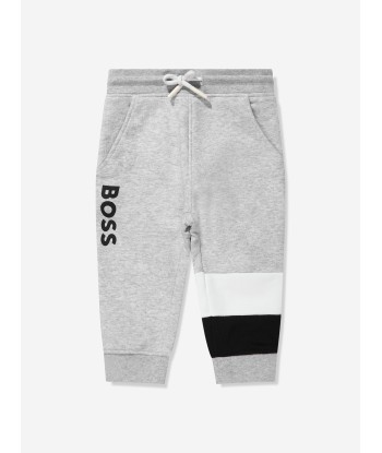 BOSS Baby Boys Logo Tracksuit In Grey paiement sécurisé