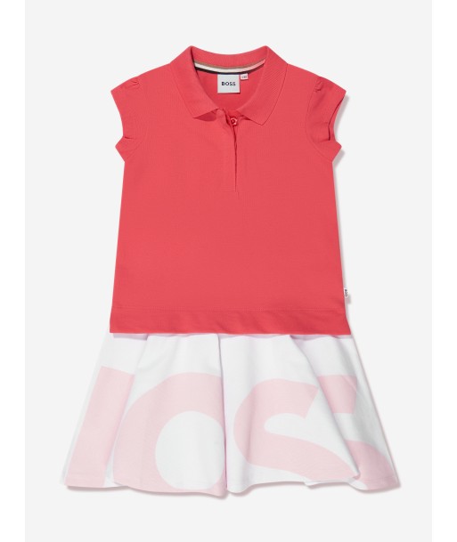 BOSS Girls Polo Dress In Red s'inspire de l'anatomie humaine