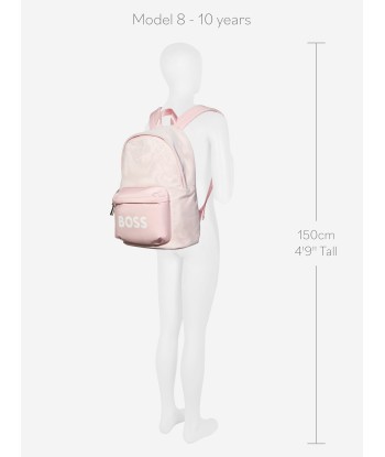 BOSS Girls Logo Backpack In Pink commande en ligne