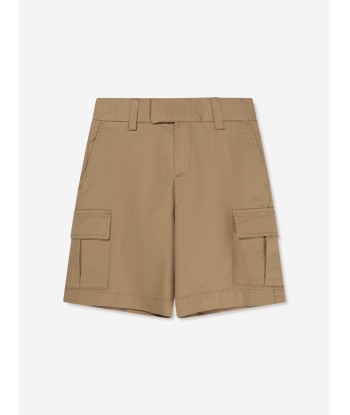 BOSS Boys Pocket Bermuda Shorts In Beige Fin de série