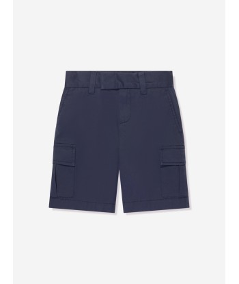 BOSS Boys Pocket Bermuda Shorts In Navy la chaussure