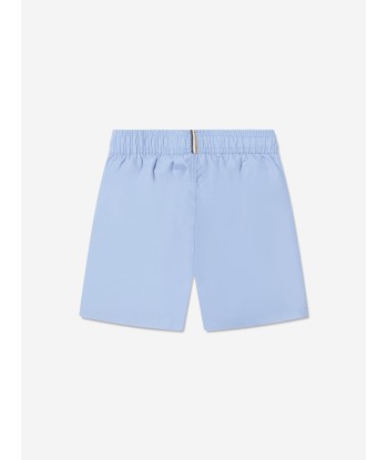 BOSS Boys Logo Swim Shorts In Blue En savoir plus