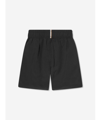 BOSS Boys Logo Swim Shorts In Black ouvre sa boutique