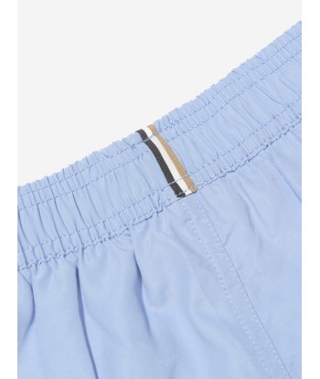 BOSS Boys Logo Swim Shorts In Blue En savoir plus