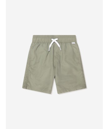 BOSS Boys Swim Shorts In Green livraison et retour toujours gratuits