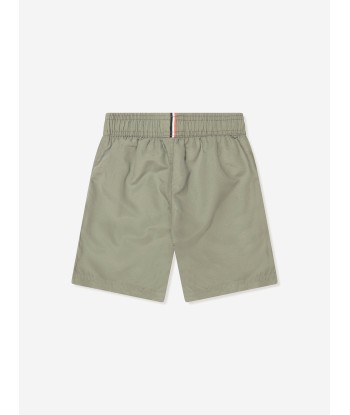 BOSS Boys Swim Shorts In Green livraison et retour toujours gratuits