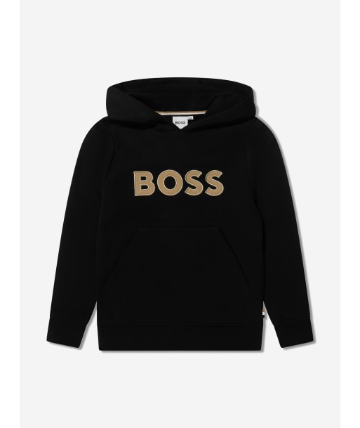 BOSS Boys Logo Hoodie In Black de la marque