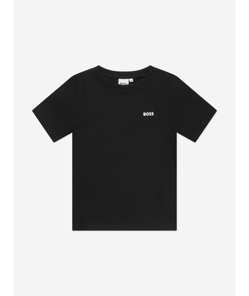 BOSS Boys Logo T-Shirt in Black à prix réduit toute l'année