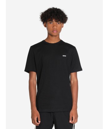 BOSS Boys Logo T-Shirt in Black à prix réduit toute l'année