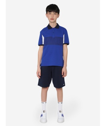 BOSS Boys Polo Shirt And Shorts Set in Blue À commander