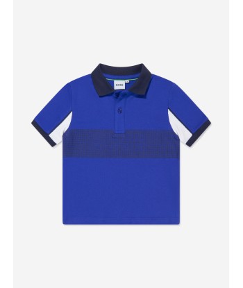 BOSS Boys Polo Shirt And Shorts Set in Blue À commander