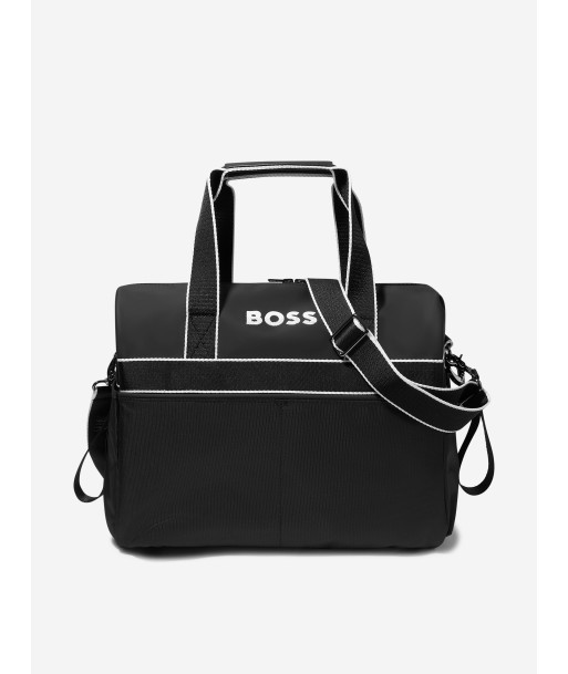 BOSS Baby Logo Changing Bag in Black vous aussi creer 