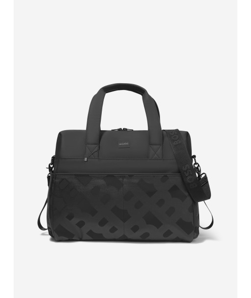 BOSS Baby Monogram Changing Bag in Black Pour