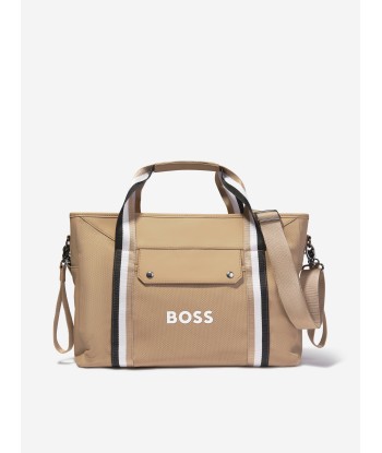 BOSS Baby Branded Changing Bag in Beige en ligne des produits 