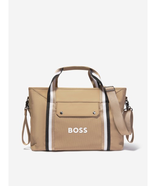 BOSS Baby Branded Changing Bag in Beige en ligne des produits 