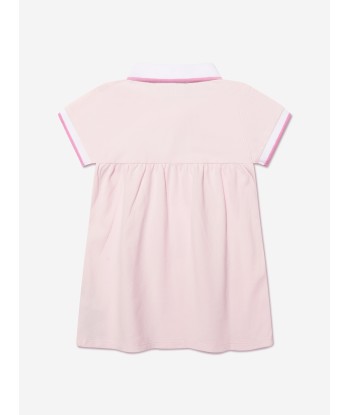 BOSS Baby Girls Organic Cotton Polo Dress in Pink Découvrez la collection