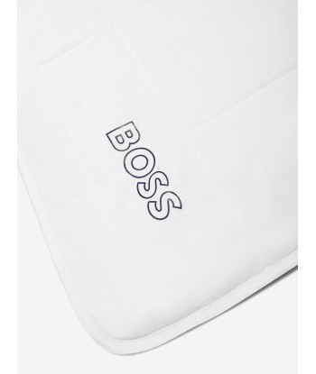 BOSS Baby Logo Blanket in Navy en ligne des produits 