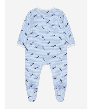 BOSS Baby Boys Organic Cotton Babygrow Set in Blue 2 - 3 jours ouvrés.