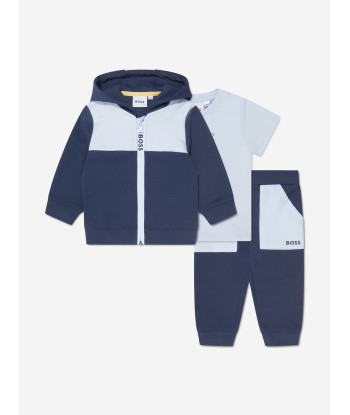 BOSS Baby Boys Organic Cotton Tracksuit Set in Navy sélection de produits