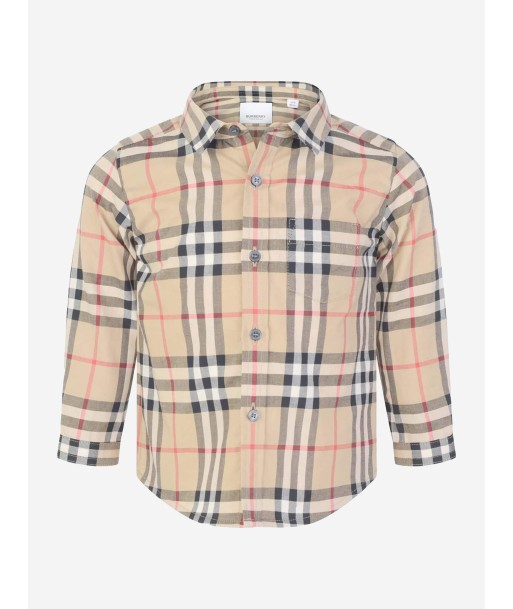 Burberry Baby Boys Vintage Check Cotton Shirt des créatures d'habitude