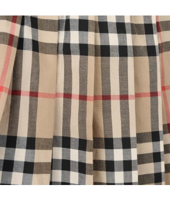 Burberry Girls Beige Vintage Check Cotton Skirt ou a consommer sur place