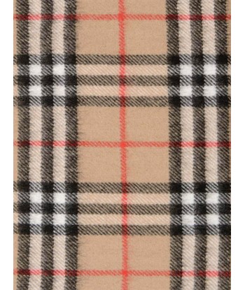 Burberry Kids Beige Vintage Check Cashmere Scarf plus qu'un jeu 