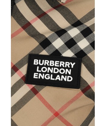 Burberry Boys Beige Check Cotton Short Sleeve Shirt Toutes les collections ici