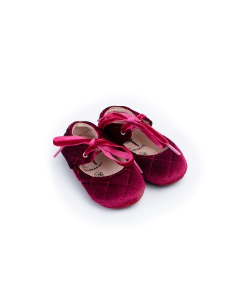 Quilted Velvet Bow Mary Jane - Soft Sole Voir les baskets