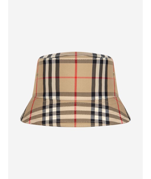 Burberry Kids Gabriel Check Baseball Cap in Beige Amélioration de cerveau avec