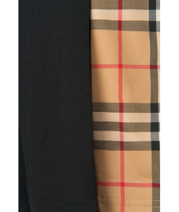 Burberry Girls Cotton Check Trim Polo Dress À commander