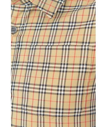 Burberry Boys Cotton Check Long Sleeve Shirt la chaussure