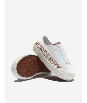 Burberry Unisex Logo Lace Up Trainers les ctes