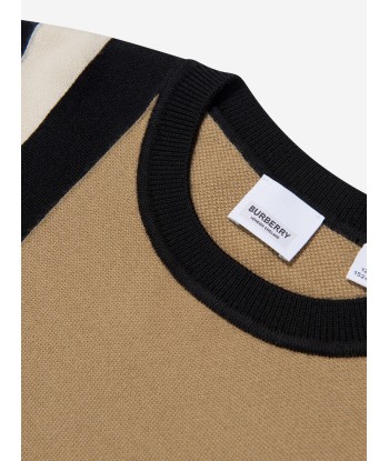 Burberry Boys Wool Knitted Striped Dustin Jumper l'achat 