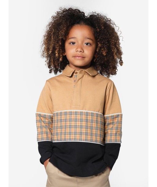 Burberry Boys Long Sleeve Gerry Polo Shirt chez Cornerstreet bien 