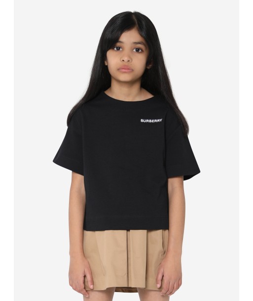 Burberry Girls Branded Mandie T-Shirt le des métaux précieux