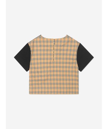 Burberry Girls Branded Mandie T-Shirt le des métaux précieux