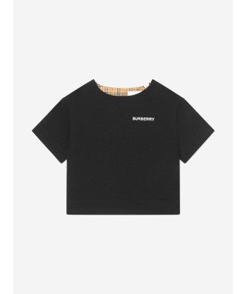 Burberry Girls Branded Mandie T-Shirt le des métaux précieux