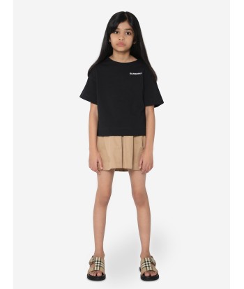 Burberry Girls Branded Mandie T-Shirt le des métaux précieux