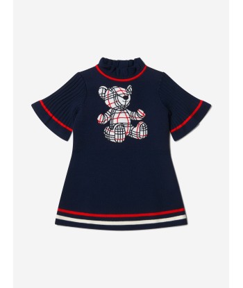 Burberry Baby Girls Wool Knitted Avrile Bear Dress pas cher