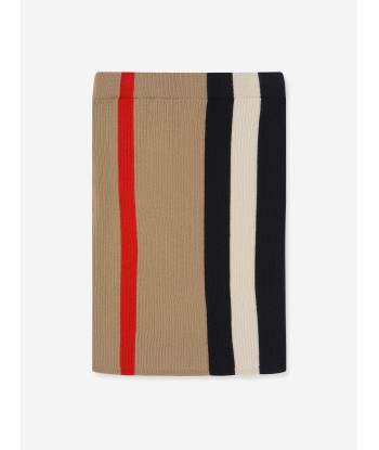 Burberry Girls Merino Wool Striped Daphnie Skirt acheter en ligne