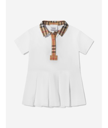 Burberry Baby Girls Mini Sigrid Polo Dress In White s'inspire de l'anatomie humaine