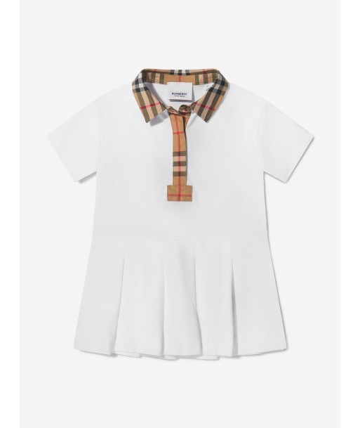 Burberry Baby Girls Mini Sigrid Polo Dress In White s'inspire de l'anatomie humaine