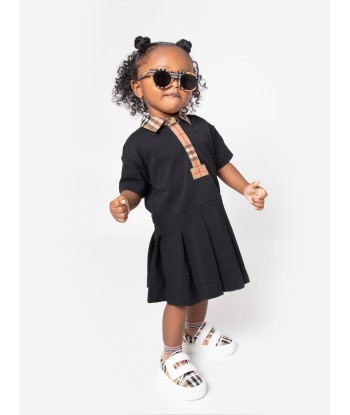 Burberry Baby Girls Mini Sigrid Polo Dress In Black solde