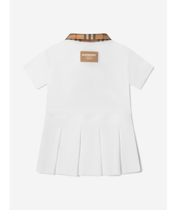 Burberry Baby Girls Mini Sigrid Polo Dress In White s'inspire de l'anatomie humaine