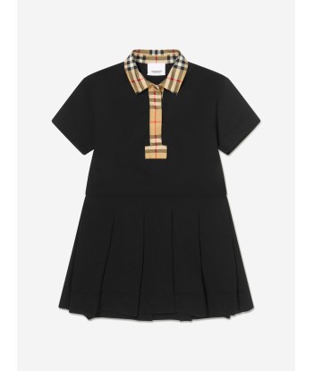 Burberry Girls Sigrid Polo Dress In Black basket pas cher