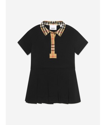 Burberry Baby Girls Mini Sigrid Polo Dress In Black solde