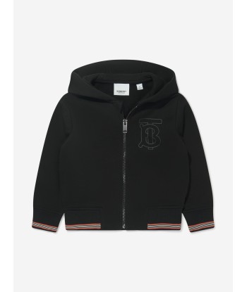 Burberry Boys Logo Print Lester Zip Up Top une grave pollution 